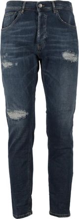 Dondup Stijlvolle Denim Jeans - Heren - Slim Fit Jeans - Blauw - W35 - Denim - Jeans