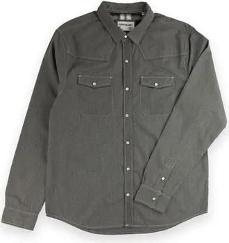 Sovereign Code Scar Button Down Shirt in Black at Nordstrom, Size X-Large