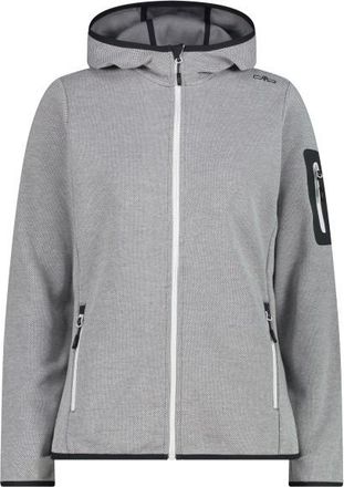 F.lli Campagnolo Jacket Fix Hood with Sleeve Pocket Fleecejacke f&uuml;r Damen | grau