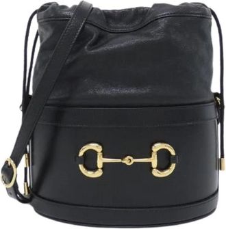 Gucci Bolso de hombro Horsebit 1955 de cuero Pre-owned - Pre-owned - Mujer - Negro - ONE SIZE
