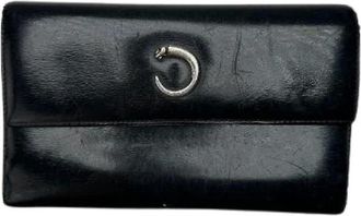 Cartier Pre-owned Wallets, female, Black, Size: ONE SIZE Pre-owned Leather Wallet