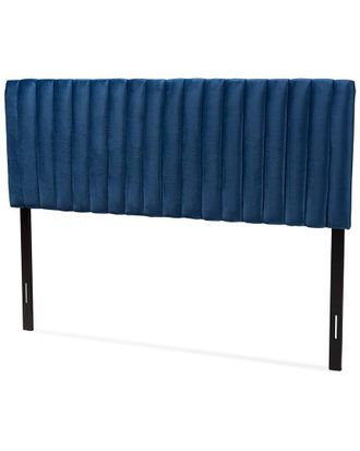 Baxton Studio Emile Velvet Queen Headboard