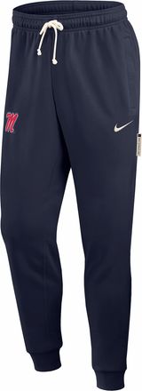 Nike Ole Miss Rebels Nike Mens 2025 Sideline Standard Issue Dri-FIT Taper Sweatpants in Blue | IH3077-419