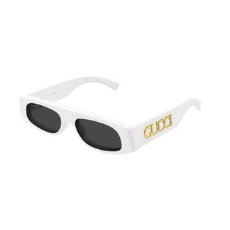 Gucci Gg1771S Zonnebril - unisex - Accessoires - Wit - Maat: 51 MM