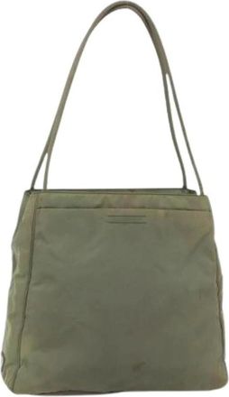 Prada Pre-owned Tote Bags, female, Green, Size: ONE SIZE Pre-owned Vintage Tote Bag