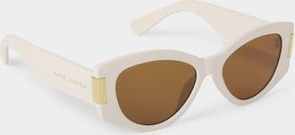 Katie Loxton Rimini Sunglasses in Off White in Off-White at Nordstrom