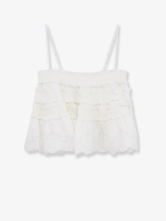 Zimmermann Top Alchemy Shirred Bandeau in cotone - ZIMMERMANN - gender_Woman