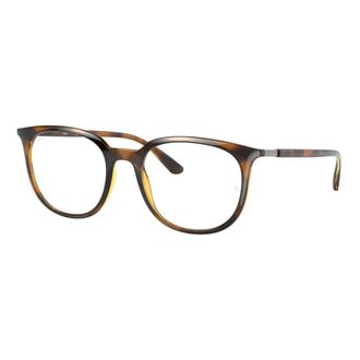 Ray-Ban Glasses, unisex, Brown, Size: 53 MM RX 7190 Optical Frame