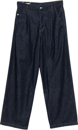 Dries Van Noten Pleated Wide-leg Jeans