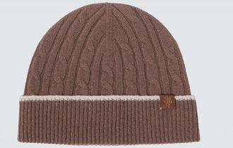 Eleventy Gorro trenzado de cachemir