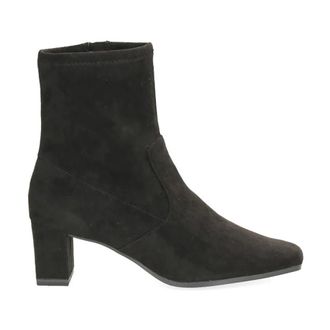 Caprice Enkellaarsjes - Dames - Laarzen met Hak - Zwart - 38 EU - Schoenen