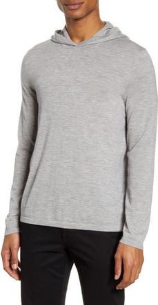 Vince Wool & Cashmere Pullover Hoodie in Heather Grey at Nordstrom Rack, Size Small