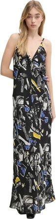 Moschino Kleedjes, Dames, Veelkleurig, L, Maxi Jurken
