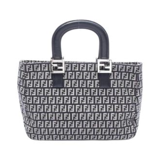 Fendi Pre-owned Handbags, female, Black, Size: ONE SIZE Pre-owned Vintage Handbag Tote