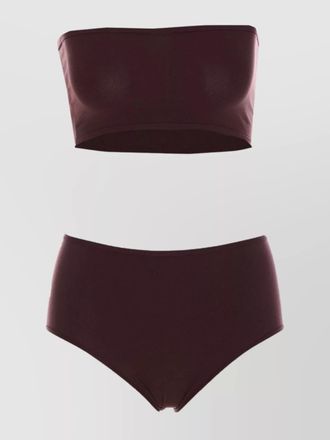 Alaia bandeau top and coulotte set