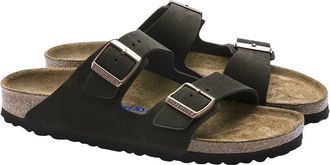 Birkenstock Arizona Soft Footbed Narrow Width Suede Sandal
