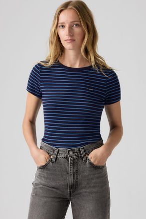 Levi's Hayes Tee - Women - XS - Blue / Gemini Stripe Navy Blazer