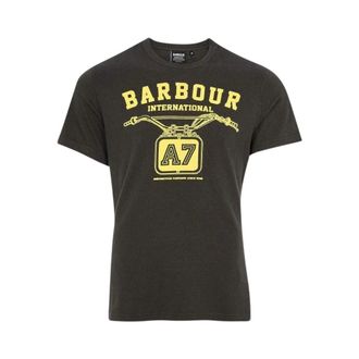 Barbour Hombre, Camisetas, Gris, Talla: L