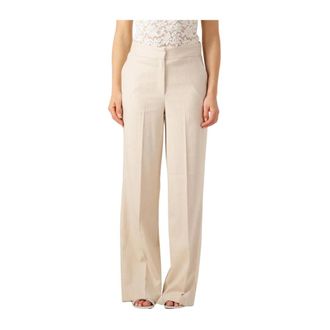 Aaiko Broeken, Dames, Beige, M, Gestreepte Vis 526 Beige Broek