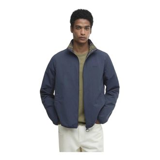 Barbour Reversible Korbel Showerproof Jacket - Heren - Zomerjassen - Blauw - XL - Polyester - Jassen