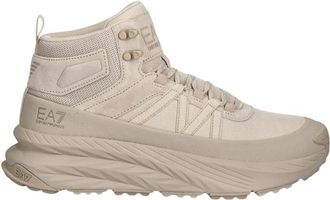 Emporio Armani Sneakers - unisex - Sneakers - Beige - 38 2/3 EU - Leer - Schoenen