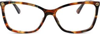 Gucci Bril met cat-eye montuur - Bruin
