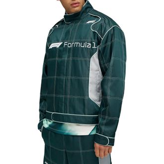 Puma F1 Lifestyle Racing Jacket in Green Terrain at Nordstrom, Size Xx-Large