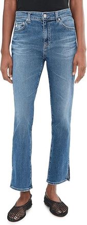 AG - Adriano Goldschmied Mari Mid-Rise Slim Straight Crop Jeans in 15 Years Prague Womens Jeans 15 Years Prague : 24 27, Cotton/Denim/Elastane