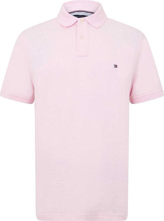 Tommy Hilfiger Heren 1985 Geborduurd Logo Poloshirt (Roze)