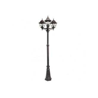 Fabrilamp Akunadecor - Lanterna marrone Lampada da giardino in alluminio, 3-Illuminazione