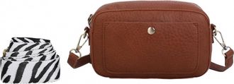Ampere Creations Womens Betty Crossbody Bag In Milk Chocolate