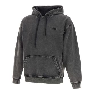 Diesel Hoodies, male, Gray, Size: L S-Boxt-Hood-Den