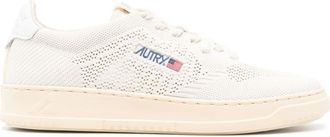 Autry Easeknit lace-up sneakers - unisex - Fabric/Leather/Fabric/Leather/Synthetic Rubber - 40 - White