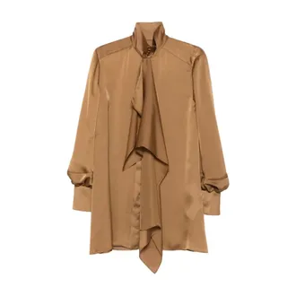 sacai Donna, Camicette, Beige, S, new