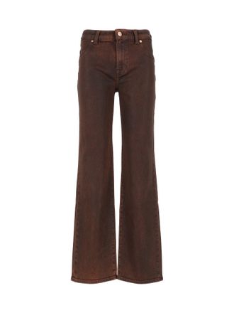 7 For All Mankind Calie Straight Vintage Coating Co&ntilde;ac