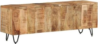 vidaXL TV Cabinet 110x30x40 cm Solid Wood Mango vidaXL