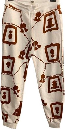 Herm&egrave;s Printed Cotton Jogging Pants Size M
