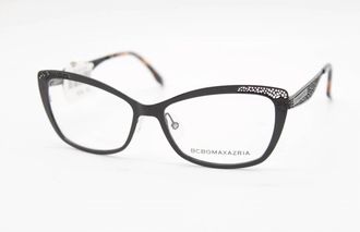 Bcbgmaxazria Womens Beatriz Cat Eye Eyeglasses In Black