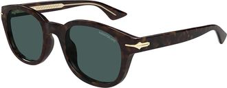Montblanc MB0435S 002 Mens Sunglasses Tortoiseshell Size 51