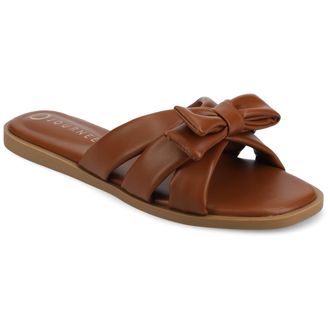 Journee Collection Women & apos;s Prylin Flat Sandals