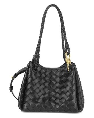 Tiffany & Fred Hand-Woven Leather Shoulder Bag