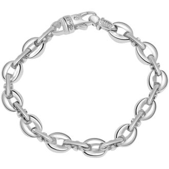 Pompeii3 Mens Link 14k Gold (56gram) or Platinum (90gram) 5-10mm Bracelet 8.5