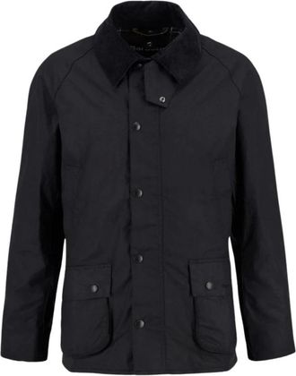 Barbour Ashby Wax Jacket - male - Barbour - Light Jackets - Black - 2XL - Jackets