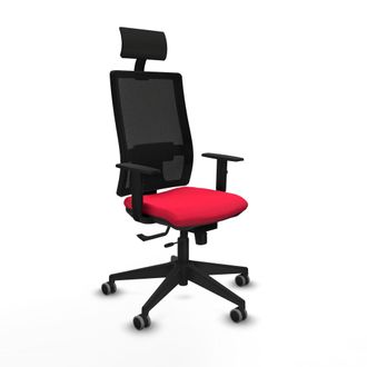 Piqueras y Crespo Silla De Oficina Con Cabecero Piqueras Y Crespo 1d066g1 Rojo