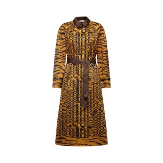 Pierre-Louis Mascia Belted Coats, female, Yellow, Size: XS Rosa Raincoat