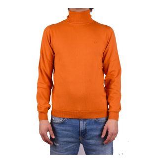 Sun 68 Maglione a collo alto - - Knitwear - Uomo - Arancione - L