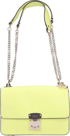 Guess Eliette Convertible Bag - Dames - Schoudertassen - Geel - ONE Size - Leer - Tassen