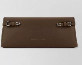 Brunello Cucinelli leather clutch bag