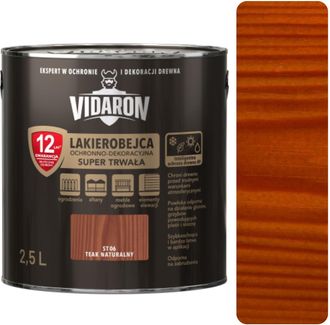 OEM Tinte Protector Inteligente Vidaron, S&uacute;per Duradero, Teca Natural, 2,5 L