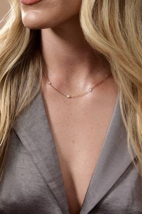 Set & Stones Faye Necklace in Gold at Nordstrom, Size 18